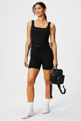 pureluxe ultra high-waisted ruched 6" short