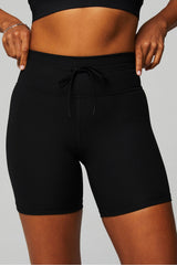 oasis rib high-waisted 6" short