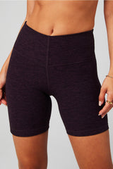 heatherflex high-waisted 6" short