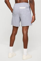 the year round terry raw edge short