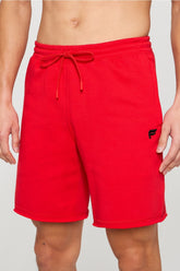 the year round terry raw edge short