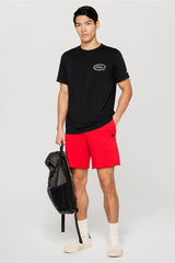 the year round terry raw edge short
