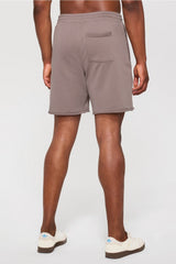 the year round terry raw edge short
