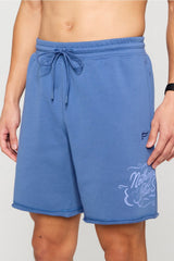 the year round terry raw edge short