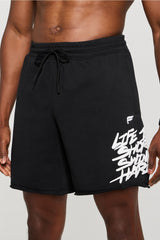 the year round terry raw edge short