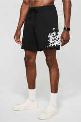 the year round terry raw edge short