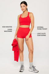 pureluxe high-waisted tlc short 2"