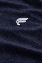 the island terry button up