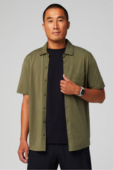 the dash short sleeve button up