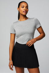 dry-flex open back twist short-sleeve tee