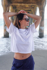 100% cotton boxy tee