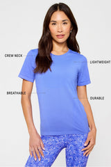 feather tech+ short-sleeve top