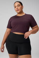 feather tech+ short-sleeve top