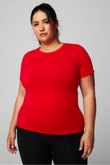 feather tech+ short-sleeve top