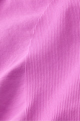 sleek seamless scoop neck short-sleeve top