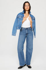 100% cotton v-neck tee