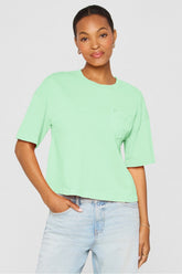 heavy cotton pocket tee