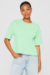 heavy cotton pocket tee