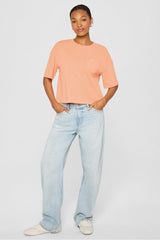 heavy cotton pocket tee