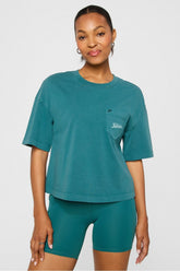 heavy cotton pocket tee