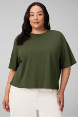 heavy cotton pocket tee