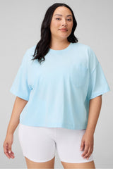 heavy cotton pocket tee