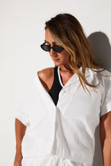 cotton voile resort shirt