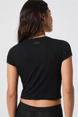 luxe360 rib baby tee