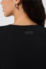 luxe360 rib baby tee