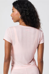 luxe360 rib baby tee