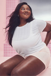 luxe360 rib baby tee