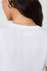 luxe360 rib baby tee