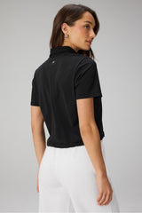 feather tech+ short-sleeve polo