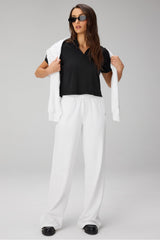 feather tech+ short-sleeve polo