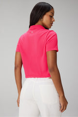 feather tech+ short-sleeve polo