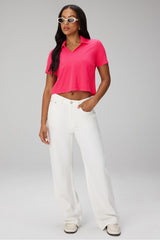 feather tech+ short-sleeve polo