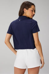 feather tech+ short-sleeve polo