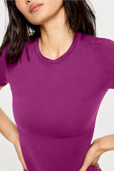 stretchy fit crew tee