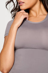 stretchy fit crew tee