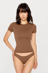 stretchy fit crew tee