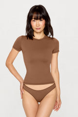 stretchy fit crew tee