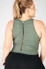 bree lace up tank
