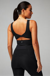 oasis twist built-in bra tank