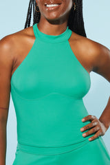 body butter mock neck halter