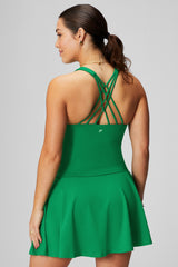 strappy built-in bra tank