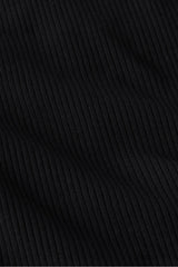 high neck rib built-in bra tank