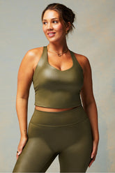 anywhere shine built-in bra tank