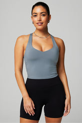 anywhere cropped built-in bra tank