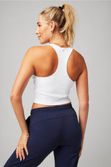 anywhere cropped built-in bra tank