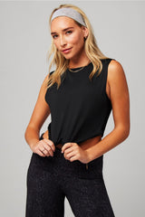 dry-flex cropped twist tank
